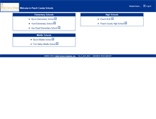 Tablet Screenshot of destiny.peachschools.org